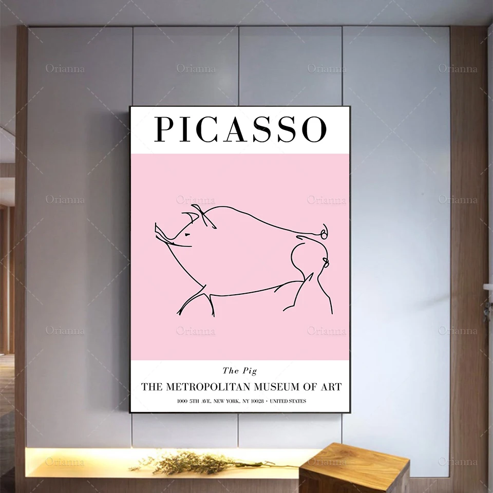 Picasso Line Art Poster, Pig art, Minimalist Poster, Vintage Print GalleryQuality Modern art Wall Art Poster Print- Home Decor
Picasso Line Art Poster, Pig art, Minimalist Poster, Vintage Print GalleryQuality Modern art Wall Art Poster Print- Home Decor