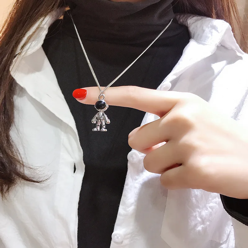 2021 Trendy New Robot Pendant Necklace for Women Silver Color Stainless Steel Choker Necklace Neck Chain Girls Jewelry Gift
2021 Trendy New Robot Pendant Necklace for Women Silver Color Stainless Steel Choker Necklace Neck Chain Girls Jewelry Gift