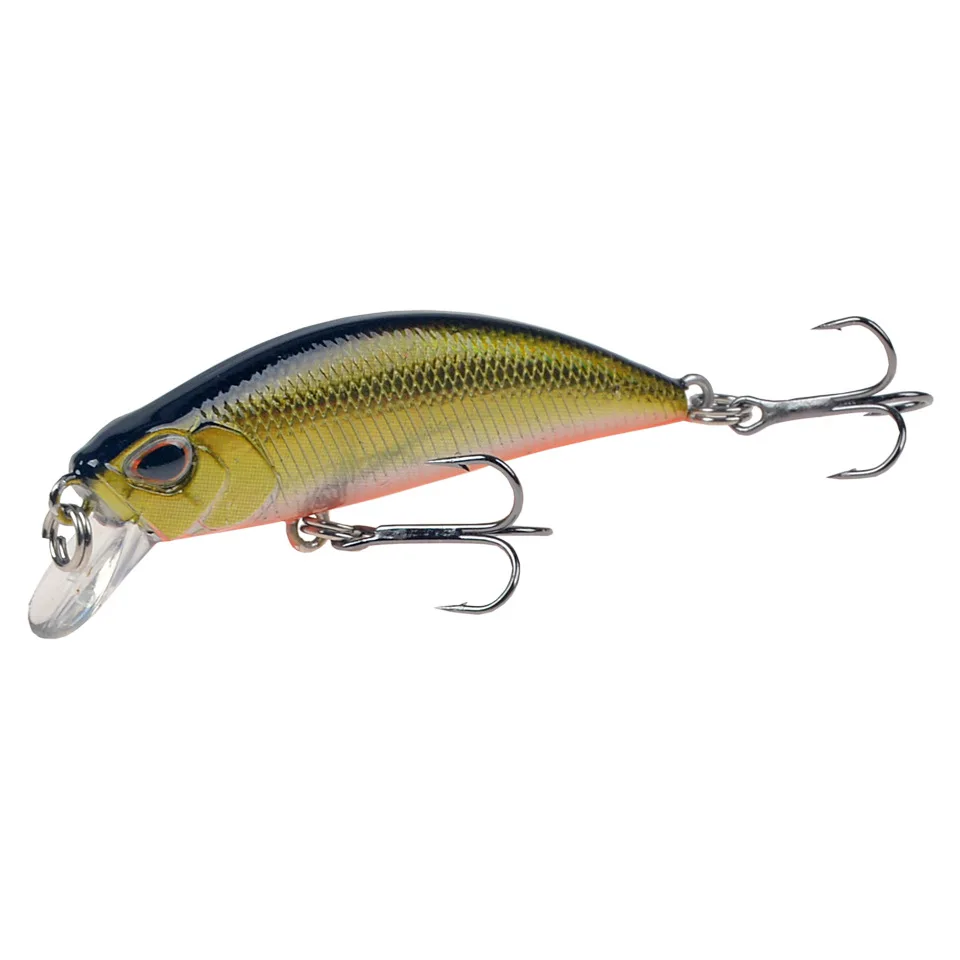 Small Minnow Fishing Lure 55mm 5g Sinking Hard Bait Wobbler Jig Bait Crankbait Carp Striped bass Pesca Fishing tackle SwimBait
Small Minnow Fishing Lure 55mm 5g Sinking Hard Bait Wobbler Jig Bait Crankbait Carp Striped bass Pesca Fishing tackle SwimBait