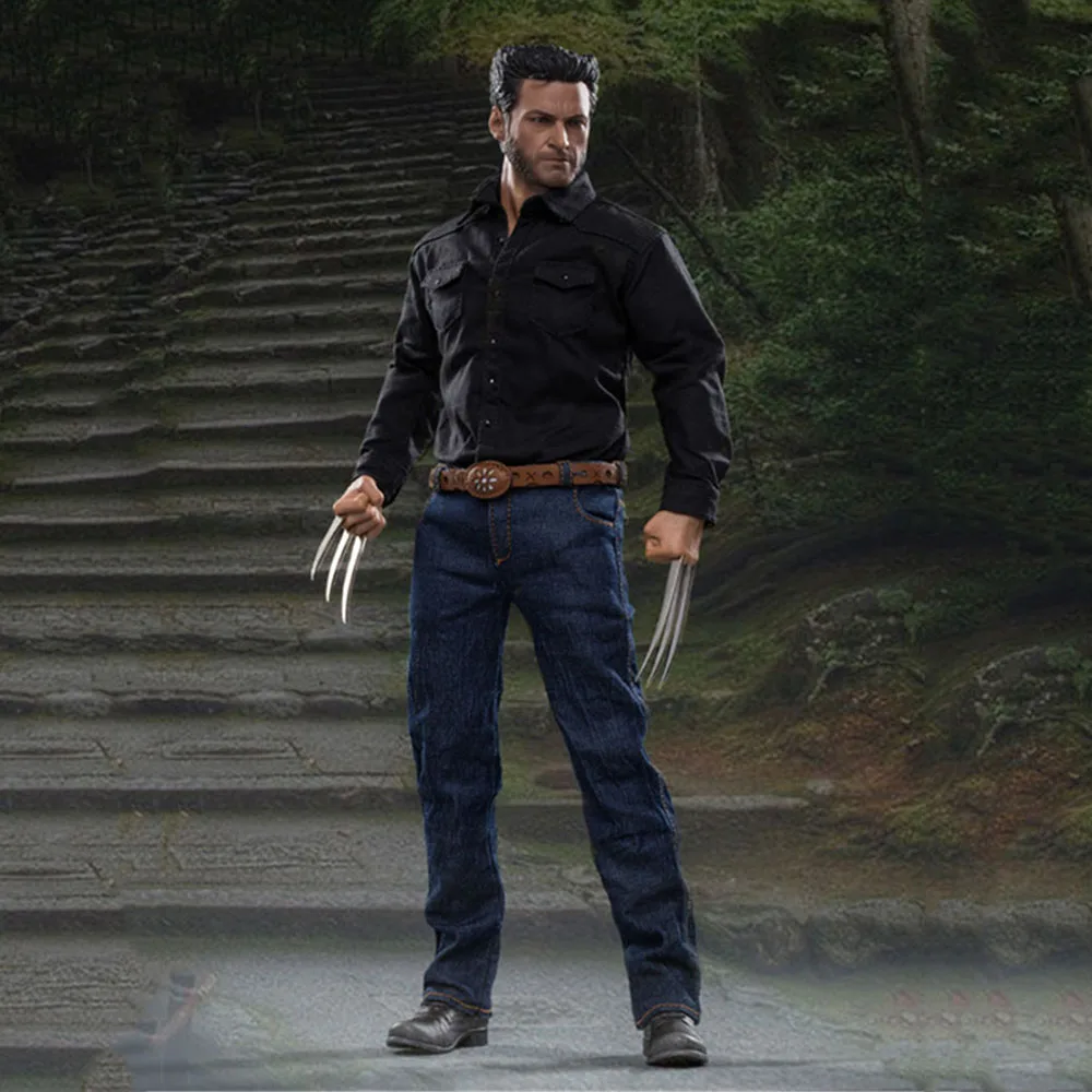 

In Stock 1/6 FS029 Uncle Wolf Hugh Jackman Full Set Doll Model 12 inch Action Figure for Collection Fans Gifts