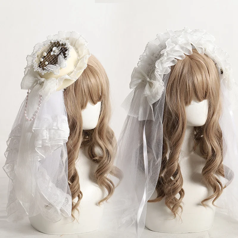 Hand Made Sweet Lolita Girl Lace Net yarn Bowknot Ivory Hairpin KC Hair hoop Side Clip Butterfly Hair Clip Hair Band Headwear
Hand Made Sweet Lolita Girl Lace Net yarn Bowknot Ivory Hairpin KC Hair hoop Side Clip Butterfly Hair Clip Hair Band Headwear
