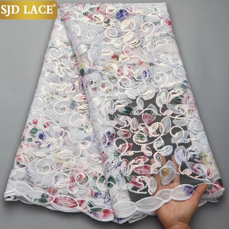 SJD LACE Latest Party Materials African Lace Fabric Embroidery 3D Flower Sequins French Mesh Lace Fabric For Wedding Dress A2706
SJD LACE Latest Party Materials African Lace Fabric Embroidery 3D Flower Sequins French Mesh Lace Fabric For Wedding Dress A2706