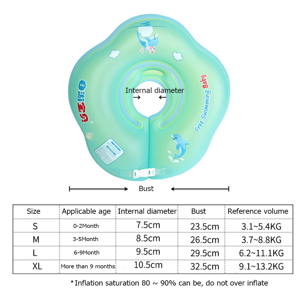 Flower PVC Summer Baby Swimming Floating Neck Rings Portable Cute Inflatable Swim Trainer Circle for Kids Infant Toddlers Pool
Flower PVC Summer Baby Swimming Floating Neck Rings Portable Cute Inflatable Swim Trainer Circle for Kids Infant Toddlers Pool