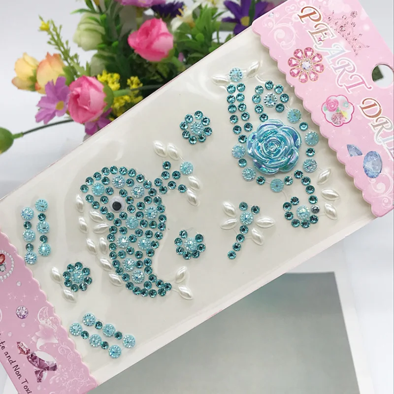 Children's Diamond Crystal Acrylic Stickers DIY Handmade Decorative Stickers Dolphin Shape Paste Paper Sticker Pack Stickers
Children's Diamond Crystal Acrylic Stickers DIY Handmade Decorative Stickers Dolphin Shape Paste Paper Sticker Pack Stickers