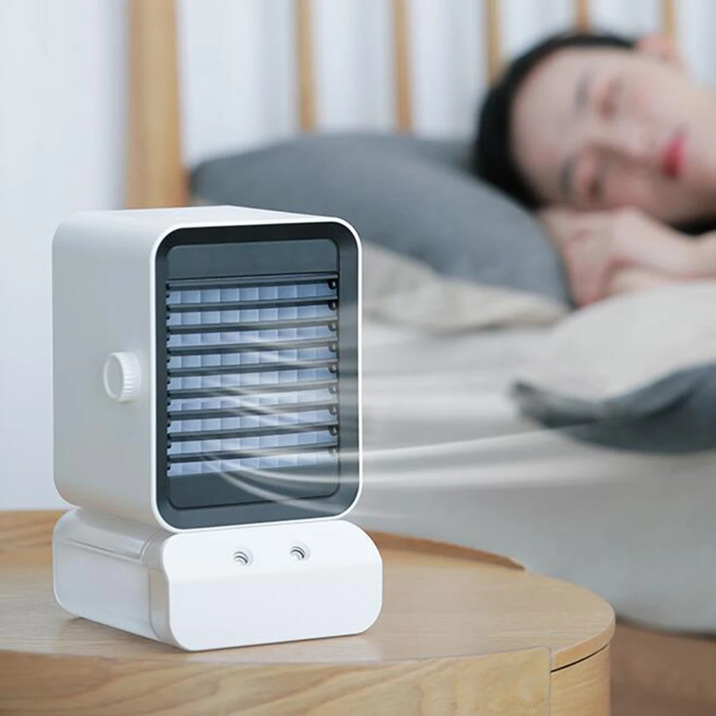 Compact Mini Air Conditioner 3 Wind Modes Adjustable Air Cooling Fan Humidifier USB Rechargeable Cooling Fan for Home Office Fan
Compact Mini Air Conditioner 3 Wind Modes Adjustable Air Cooling Fan Humidifier USB Rechargeable Cooling Fan for Home Office Fan