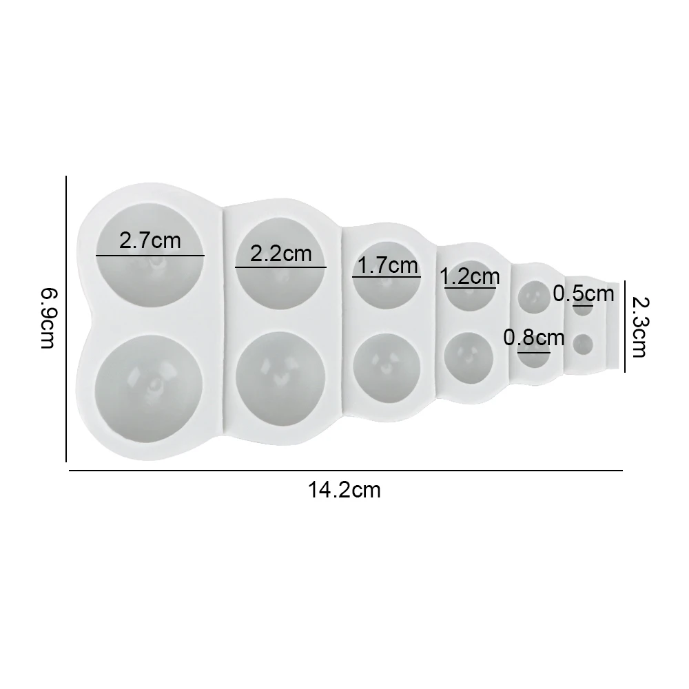 Silicone Cake Model Multi Size Pearl Ball Shape Mould Cake Decorating Tool Chocolate Fudge Mold Kitchen DIY Baking Accessories
Silicone Cake Model Multi Size Pearl Ball Shape Mould Cake Decorating Tool Chocolate Fudge Mold Kitchen DIY Baking Accessories