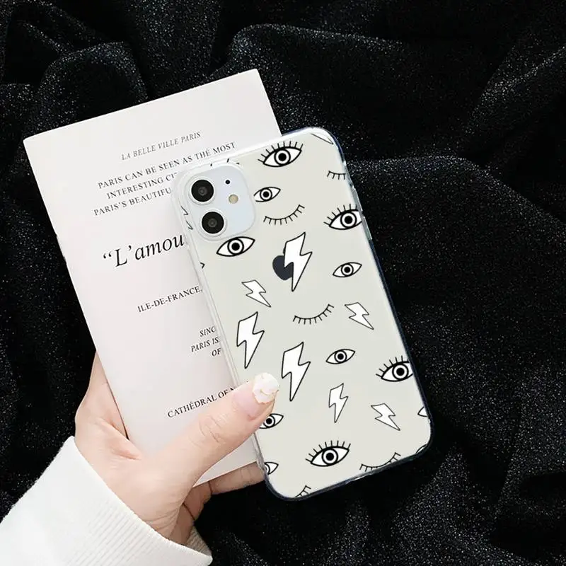 evil eyes Creativity Crazy art Phone Case Transparent for iPhone 6 7 8 11 12 s mini pro X XS XR MAX Plus cover funda shell 
evil eyes Creativity Crazy art Phone Case Transparent for iPhone 6 7 8 11 12 s mini pro X XS XR MAX Plus cover funda shell