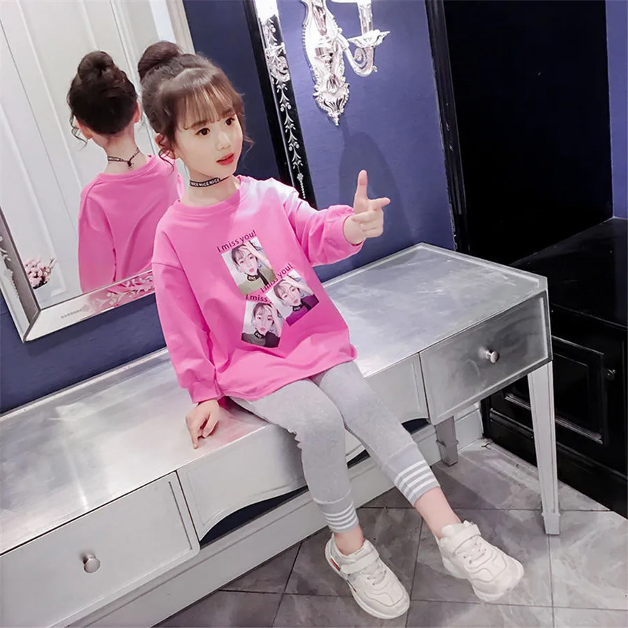 Girls Clothes Sets Autumn Children's Clothing Sweatshirt + Pants 2Pcs Kids Long Sleeve Sport Suits Teenage 6 8 10 12 Year
Girls Clothes Sets Autumn Children's Clothing Sweatshirt + Pants 2Pcs Kids Long Sleeve Sport Suits Teenage 6 8 10 12 Year
