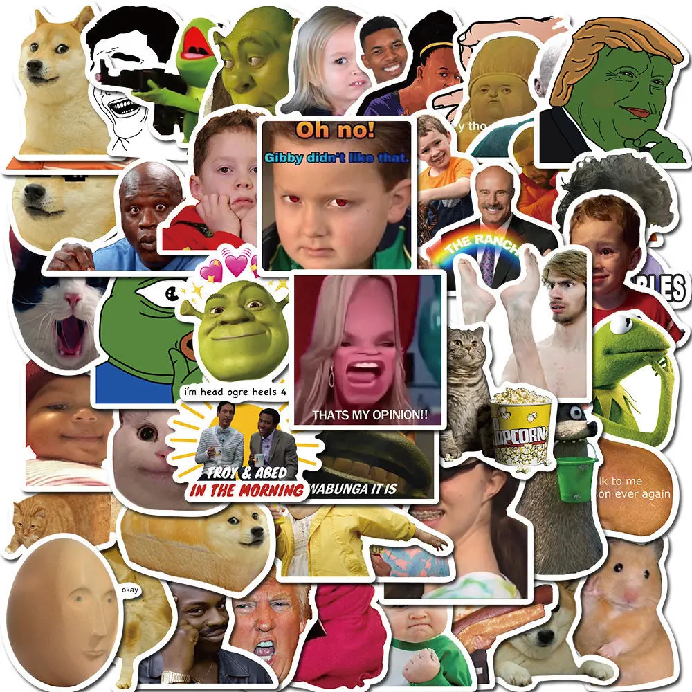 10/50PCS Funny and Cute Emoticon Pack Stickers DIY Hand Account Stickers Toys Non-repetitive Waterproof Skateboard Computer
10/50PCS Funny and Cute Emoticon Pack Stickers DIY Hand Account Stickers Toys Non-repetitive Waterproof Skateboard Computer