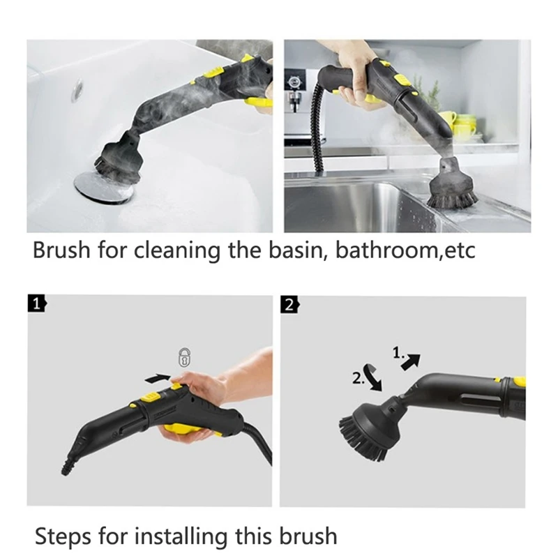Акция! Для Karcher SC1 большая круглая щетка для пароочистителя 2 863-022 0 Паровая He |