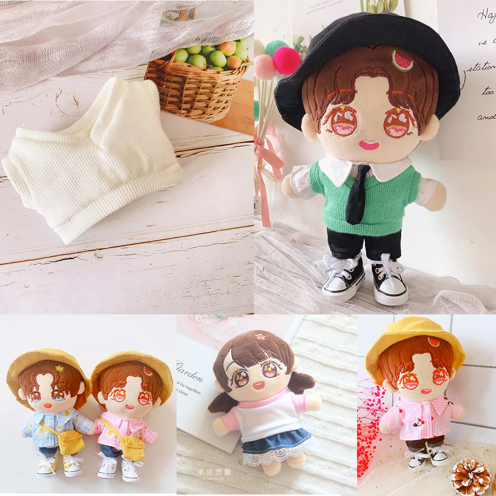 Handmade Sweater Shirt Doll Clothes Accessories 20cm Idol Dolls Clothing Toys for Korea Kpop EXO Fans Collection Children Gift
Handmade Sweater Shirt Doll Clothes Accessories 20cm Idol Dolls Clothing Toys for Korea Kpop EXO Fans Collection Children Gift