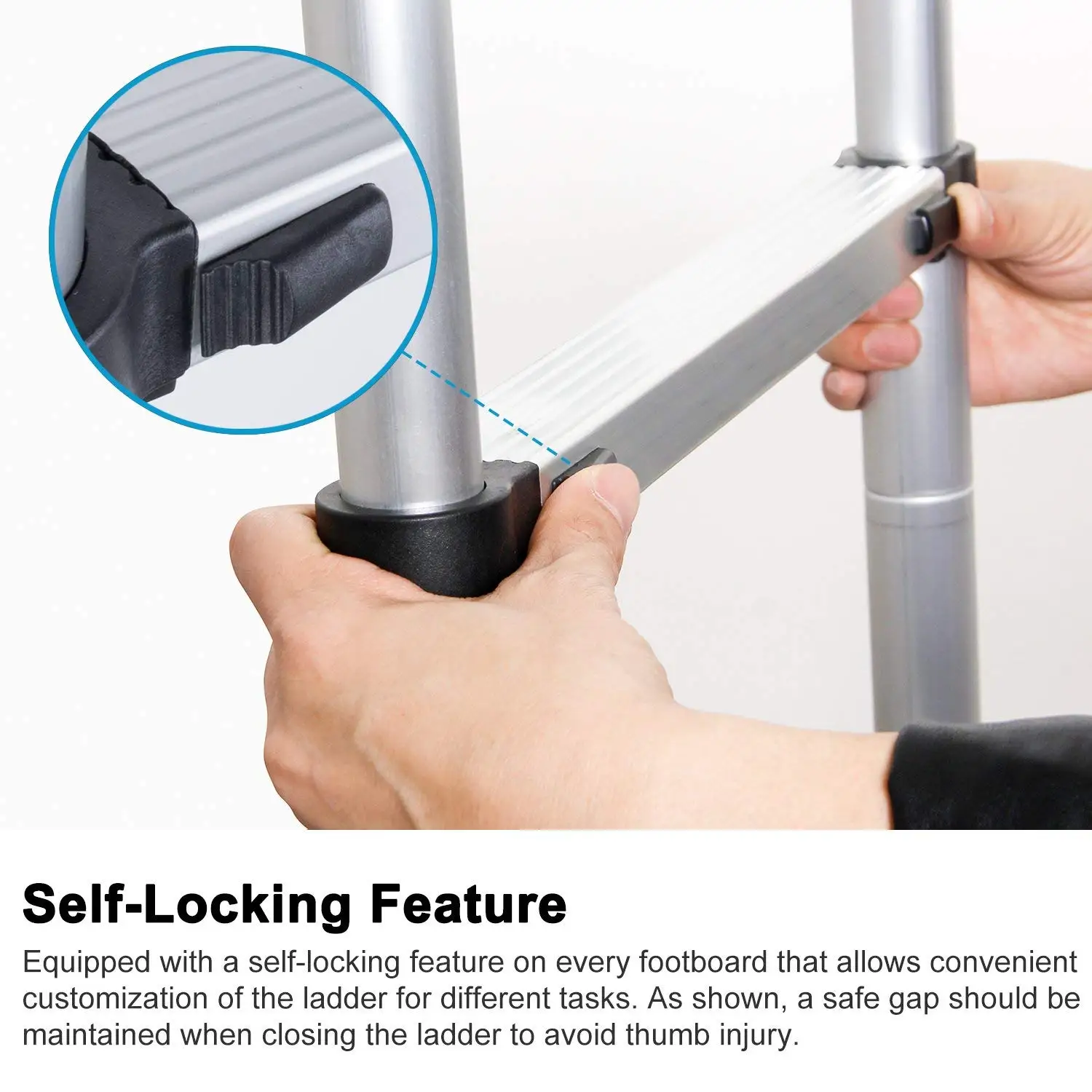 Telescopic Ladder EN131 10.5ft3.2mAluminum Telescopic Extension Tall Multi Purpose telescopic ladder
Telescopic Ladder EN131 10.5ft3.2mAluminum Telescopic Extension Tall Multi Purpose telescopic ladder