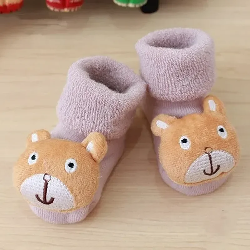 Newborn Kids Warm Thickening Socks Baby Autumn Winter Cartoon Plush Socks Infants Cotton Flooring Socks Uinsex for 0-10 M
Newborn Kids Warm Thickening Socks Baby Autumn Winter Cartoon Plush Socks Infants Cotton Flooring Socks Uinsex for 0-10 M