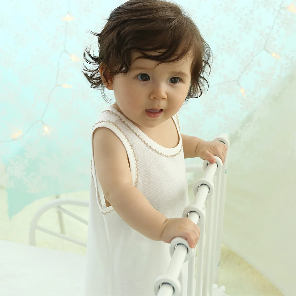 Baby Tops Children Boys Girls Summer T Shirts Bamboo fiber Sleeveless Tank Camisoles Cartoon Toddler Tees T-Shirt Size 73-110cm
Baby Tops Children Boys Girls Summer T Shirts Bamboo fiber Sleeveless Tank Camisoles Cartoon Toddler Tees T-Shirt Size 73-110cm
