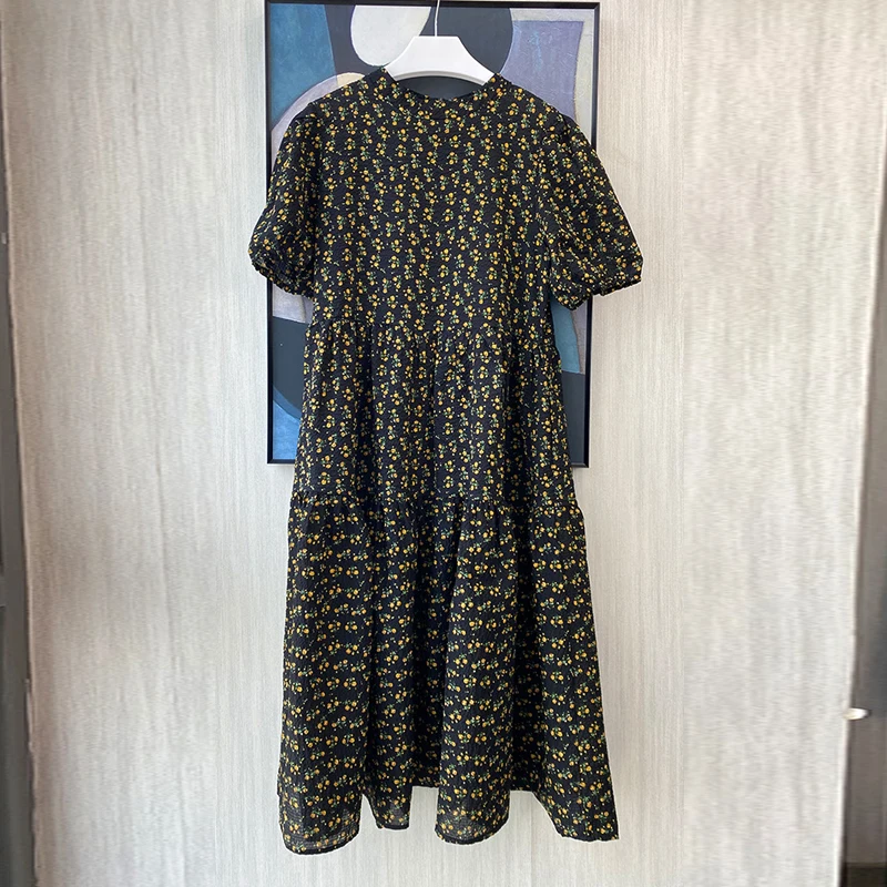 Women Style Vintage Loose 2021 Runway Fashion Lantern Sleeve Flower Print Casual Party Holiday Dress Vestidos
Women Style Vintage Loose 2021 Runway Fashion Lantern Sleeve Flower Print Casual Party Holiday Dress Vestidos
