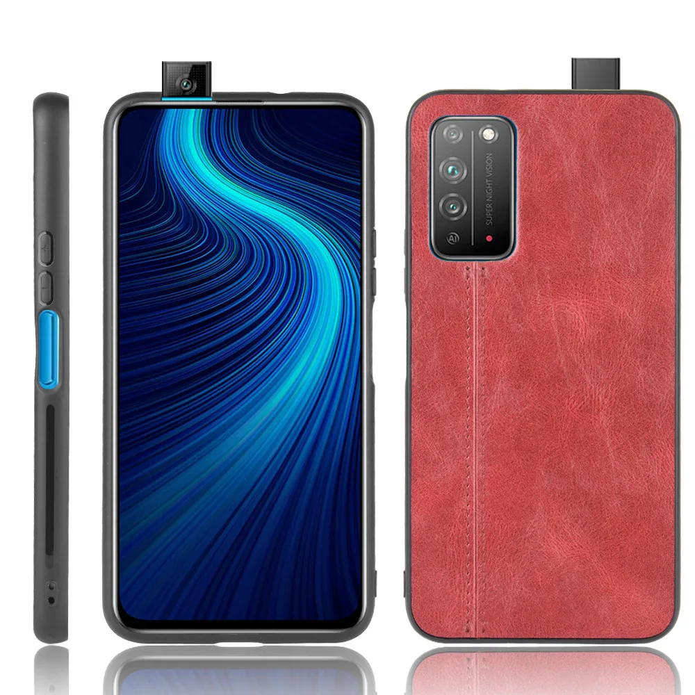 Honor X10 5G Case Huawei HonorX10 Suture Calfskin Soft Edge PU Leather Hard Phone Back Cover For Huawei Honor X10 TEL-AN00a Case
Honor X10 5G Case Huawei HonorX10 Suture Calfskin Soft Edge PU Leather Hard Phone Back Cover For Huawei Honor X10 TEL-AN00a Case