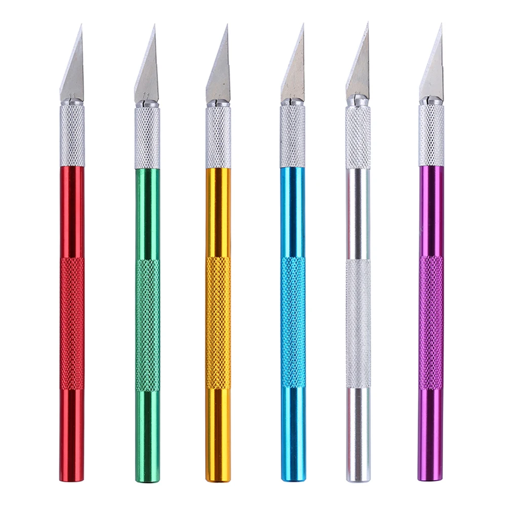 10pcs/lot DIY Crafts Arts Hobby Knife Stainless Steel Blades Pen Knives For Wood Paper Films Cutter PCB Repair Tools
10pcs/lot DIY Crafts Arts Hobby Knife Stainless Steel Blades Pen Knives For Wood Paper Films Cutter PCB Repair Tools