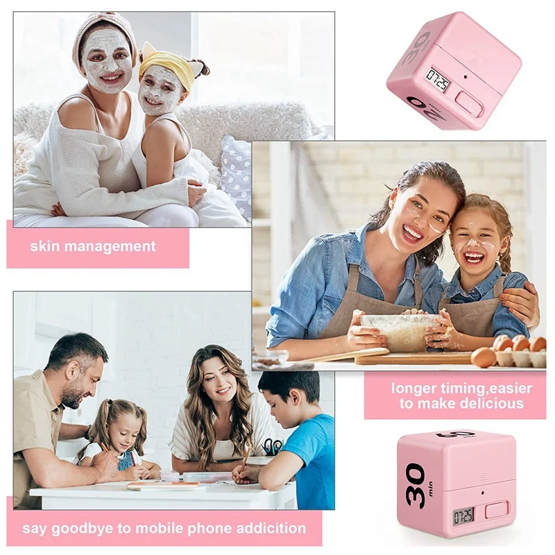 2 Pieces Square Timer Gravity Sensor Flip Timer, Kitchen Timer Child Timer Workout Timer Study Timer Game Timer for Time
2 Pieces Square Timer Gravity Sensor Flip Timer, Kitchen Timer Child Timer Workout Timer Study Timer Game Timer for Time
