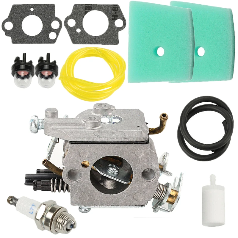 Carburetor Primer Bulbs Gaskets Spark Plug Kit For Husqvarna 123L 223L 322C 323L 325C 326C 327P4 323RJ Parts Garden Repair Tools
Carburetor Primer Bulbs Gaskets Spark Plug Kit For Husqvarna 123L 223L 322C 323L 325C 326C 327P4 323RJ Parts Garden Repair Tools