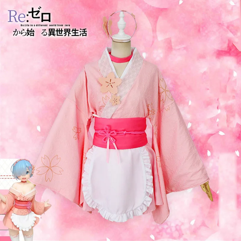 Anime COS Dress Re: Life In A Different World From Zero Rem Ram Cosplay Sakura Maid Pink Costume for Women Role Playing Full Set
Anime COS Dress Re: Life In A Different World From Zero Rem Ram Cosplay Sakura Maid Pink Costume for Women Role Playing Full Set