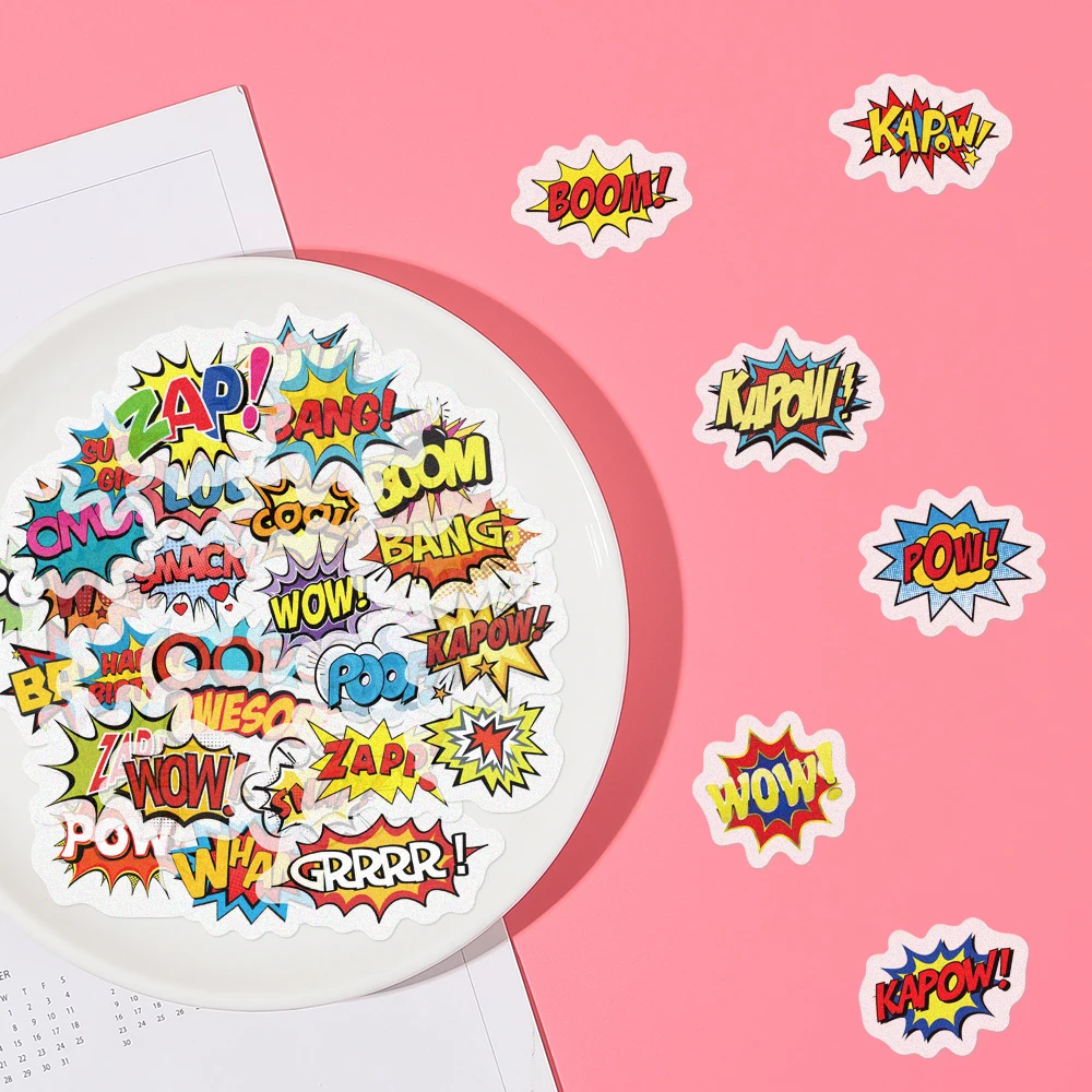 40 шт. Мультяшные наклейки серии oops bang boom wow pow, детские игрушки, канцелярские наклейки, наклейки «сделай сам», блокнот, дневник, наклейки
40 шт. Мультяшные наклейки серии oops bang boom wow pow, детские игрушки, канцелярские наклейки, наклейки «сделай сам», блокнот, дневник, наклейки