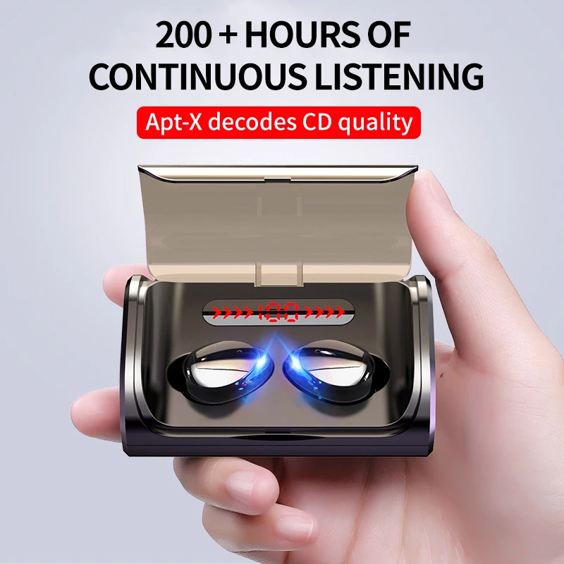 T8 TWS Wireless Bluetooth 5.0 Earphones Stereo Handsfree Touch Control Noise Cancelling Earbuds Sports Waterproof Headphones
T8 TWS Wireless Bluetooth 5.0 Earphones Stereo Handsfree Touch Control Noise Cancelling Earbuds Sports Waterproof Headphones