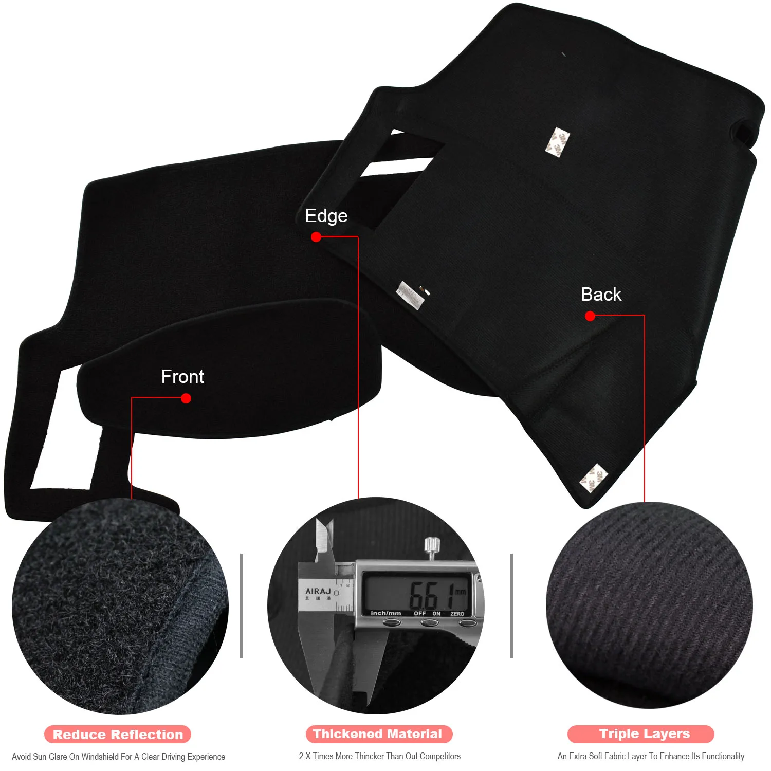 Xukey подходит для Infiniti FX35 FX45 FX50 2003 2004 2005 2006 2007 2008 приборной панели автомобиля крышка