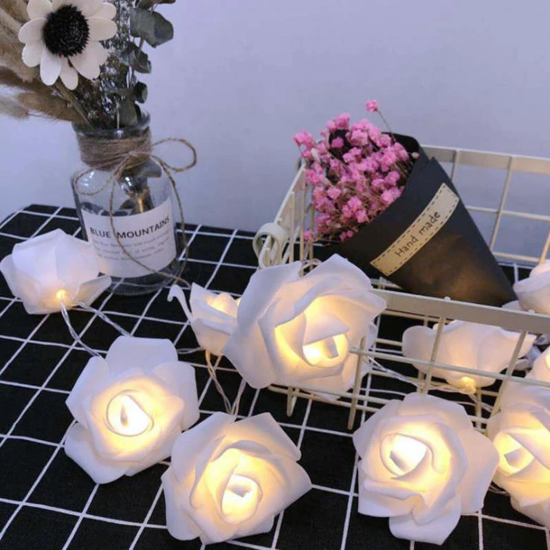 Battery Operated 3M LED Rose Flower Fairy Garland Christmas Holiday String Lights For Valentine Wedding Decoration
Battery Operated 3M LED Rose Flower Fairy Garland Christmas Holiday String Lights For Valentine Wedding Decoration