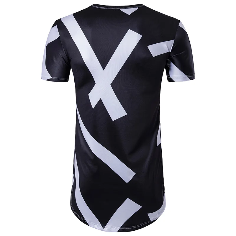 Hollowed-out Foreign Trade Male Scholar 3D Geometric Stripes Print Round Neck Hip-Hop High Street Short Sleeve T Shirt T309
Hollowed-out Foreign Trade Male Scholar 3D Geometric Stripes Print Round Neck Hip-Hop High Street Short Sleeve T Shirt T309