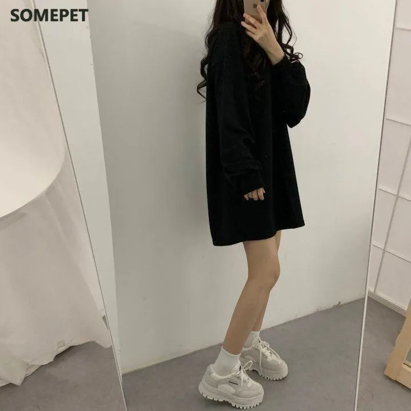 Gothic Goth Dress Women Streetwear Fashion Korean Style Gothic Harajuku Long Sleeve Black Dress Mini
Gothic Goth Dress Women Streetwear Fashion Korean Style Gothic Harajuku Long Sleeve Black Dress Mini