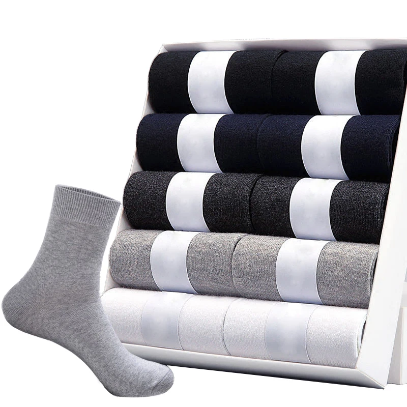 2020 Brand New Men's Cotton Socks Black Business Casual Breathable Spring Summer Male Crew Socks Meias Hot Sale Sokken Size38-45
2020 Brand New Men's Cotton Socks Black Business Casual Breathable Spring Summer Male Crew Socks Meias Hot Sale Sokken Size38-45