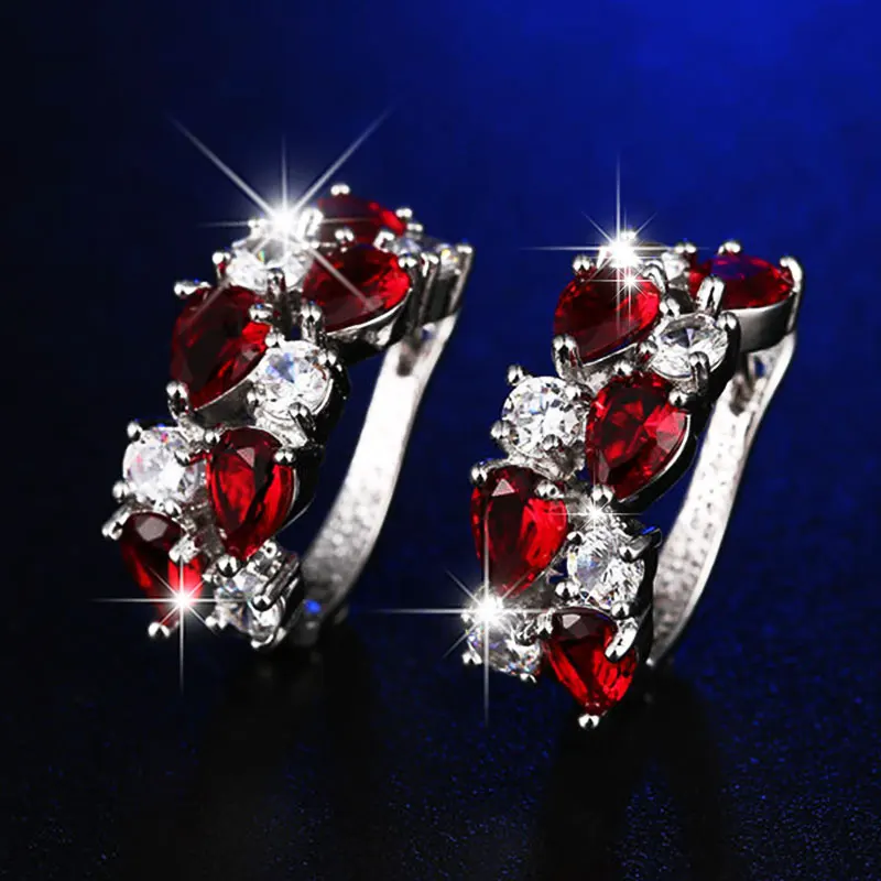 HUAMI 13 Color 1Pair Stud Earrings for Women Jewelry Fashion Korea Valentine's Day Gift Unusual Red Earrings Factory Price CZ
HUAMI 13 Color 1Pair Stud Earrings for Women Jewelry Fashion Korea Valentine's Day Gift Unusual Red Earrings Factory Price CZ
