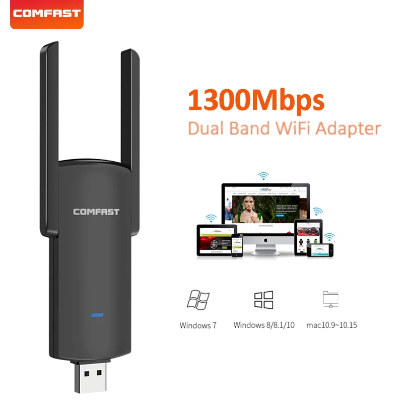 USB Wi-Fi адаптер 300-1900 м USB 5,8 приемник беспроводная сетевая карта 2,4 ГГц + ГГц Wi-Fi ключ внешняя высокоскоростная антенна для ПК
USB Wi-Fi адаптер 300-1900 м USB 5,8 приемник беспроводная сетевая карта 2,4 ГГц + ГГц Wi-Fi ключ внешняя высокоскоростная антенна для ПК