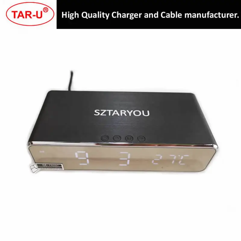 New arrival: 10pcs/lot phone wireless charger with E-LED Alarm clock, digital thermometer clock HD mirror clock with time memory
New arrival: 10pcs/lot phone wireless charger with E-LED Alarm clock, digital thermometer clock HD mirror clock with time memory