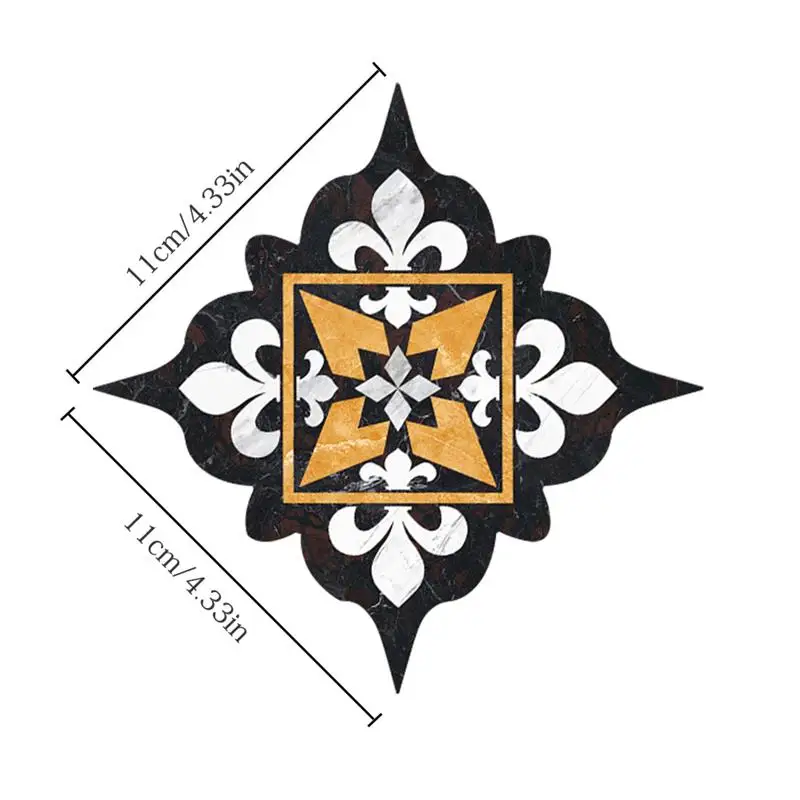 Tile Sticker With Exquisite Europa Style Pattern, 36PCS Water-Proof Wear-Resistant Self-Adhesive Diagonal Sticker For Floor Wall
Tile Sticker With Exquisite Europa Style Pattern, 36PCS Water-Proof Wear-Resistant Self-Adhesive Diagonal Sticker For Floor Wall