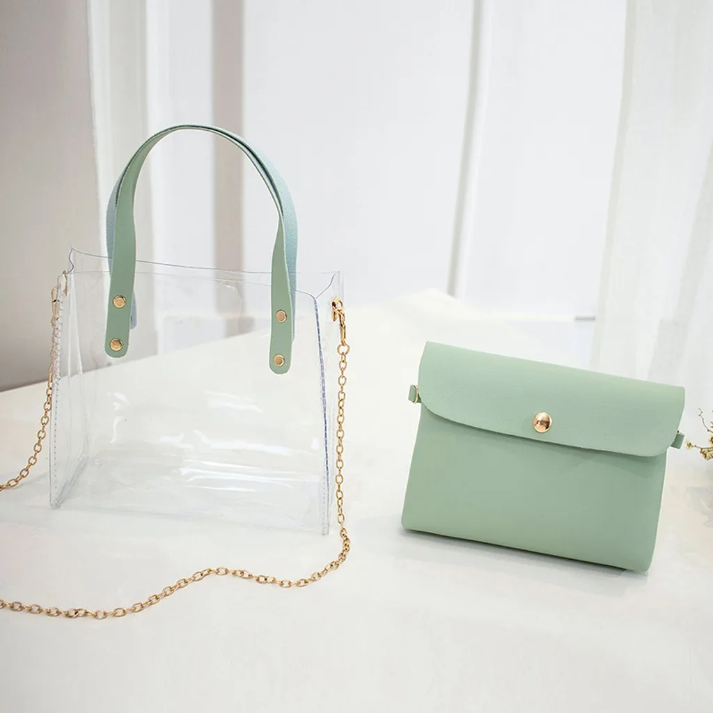 Women's Fashion Wave Point Transparent Shoulder Bag Fruit Grain Crossbody Bag Lady Transparent Jelly Package Handbag #N
Women's Fashion Wave Point Transparent Shoulder Bag Fruit Grain Crossbody Bag Lady Transparent Jelly Package Handbag #N