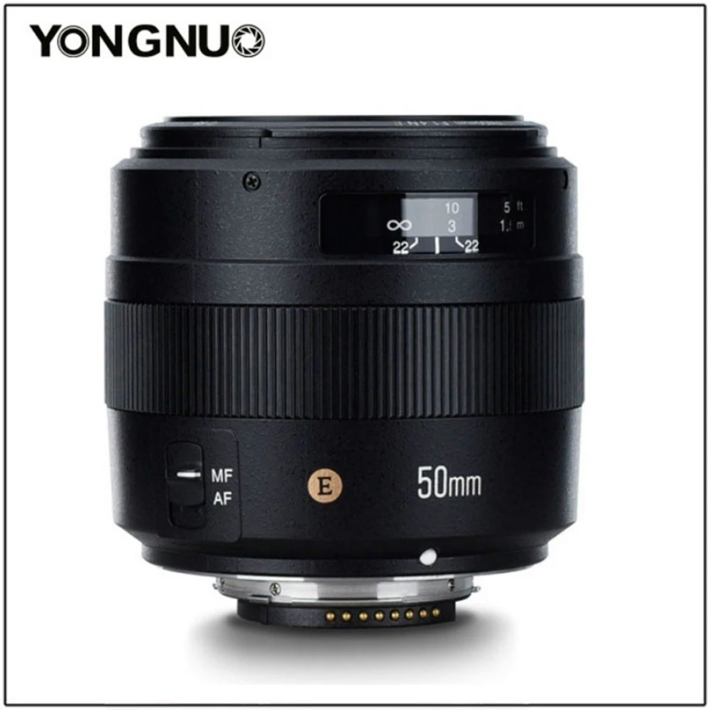 Объектив YONGNUO YN50mm стандартный объектив с большой апертурой и автофокусом для Canon