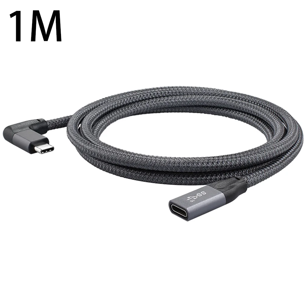 100W PD Curved USB3.1 Type-C Extension Cable 4K 10Gbps USB-C Gen 2 Fast Charging Data Extender Cord For Macbook
100W PD Curved USB3.1 Type-C Extension Cable 4K 10Gbps USB-C Gen 2 Fast Charging Data Extender Cord For Macbook