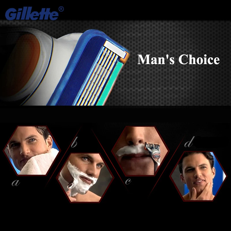 

Replaceable Blade Fit Gillette Fusion 5 Proglide Proshield 5 Layers Manual Shaving Safety Razor Blades For Men Shaving Cassettes