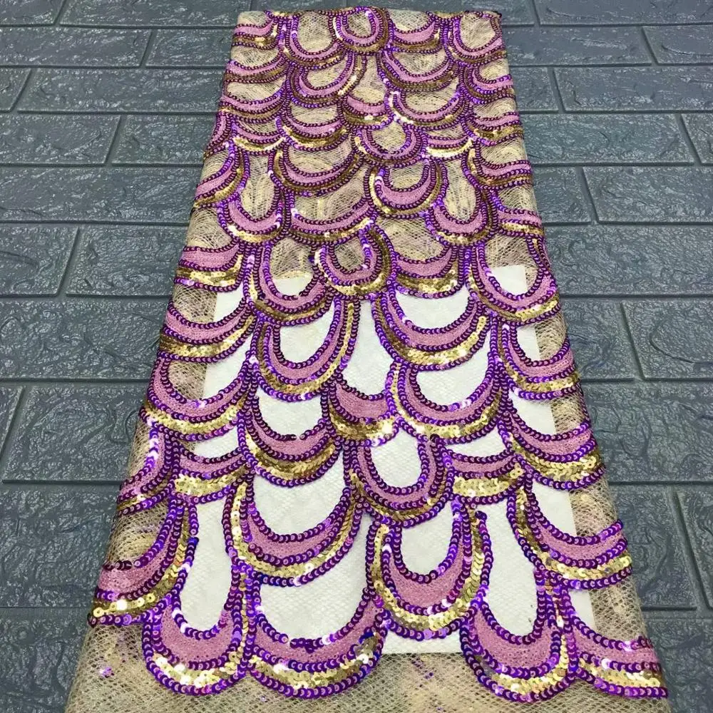 African French Tulle Lace Fabrics 2020 High Quality Lace with Colorful Sequins For Nigerian Dinner Party 5Yards
African French Tulle Lace Fabrics 2020 High Quality Lace with Colorful Sequins For Nigerian Dinner Party 5Yards