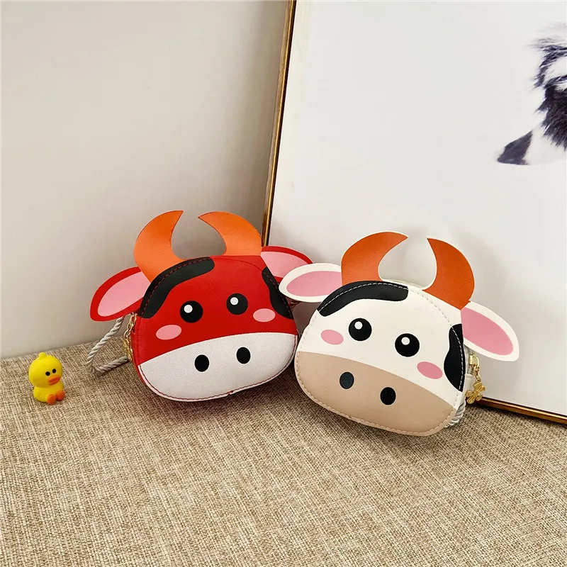 Lovely Children's Mini Shoulder Messenger Bags Cute Cow Baby Girls' Accessories Coin Purses Boys Kids Small Handbags Wallet
Lovely Children's Mini Shoulder Messenger Bags Cute Cow Baby Girls' Accessories Coin Purses Boys Kids Small Handbags Wallet