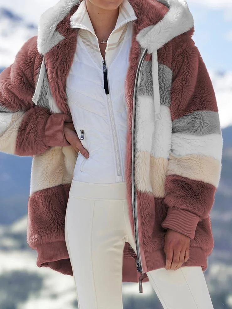 2021 Winter Women's Coat Fashion Casual Stitching Plaid Ladies Clothes Hooded Zipper Ladies Coat Cashmere Women Jacket
2021 Winter Women's Coat Fashion Casual Stitching Plaid Ladies Clothes Hooded Zipper Ladies Coat Cashmere Women Jacket