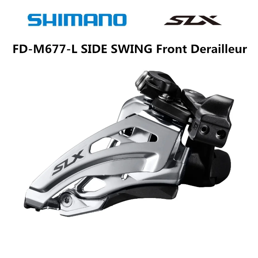 SHIMANO OEM DEORE SLX FD M677 L боковой поворотный передний переключатель Горный велосипед MTB