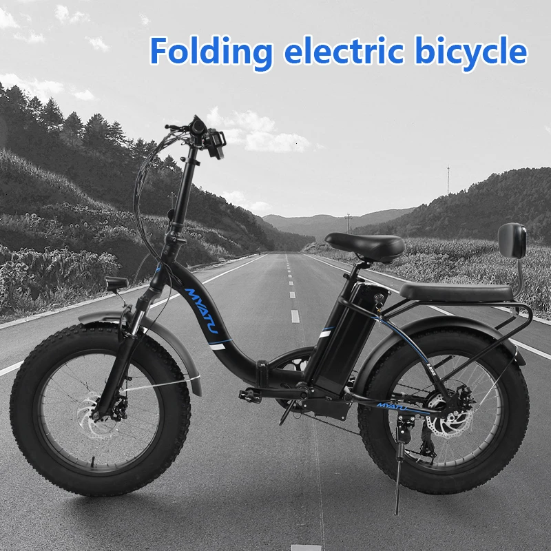 MYATUElectric bicycle 20 inch 36/48v folding lithium electric car adult generation driving | Спорт и развлечения