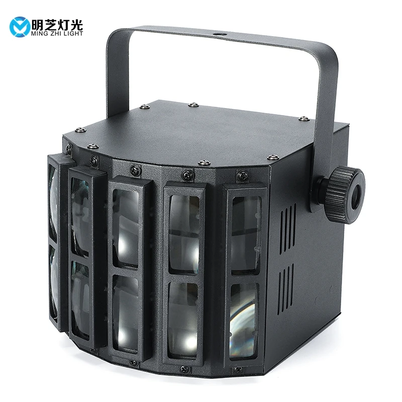 Мини светильник светодиодный лазерный 4 в 1 30 Вт DMX512|Эффект освещения сцены| |