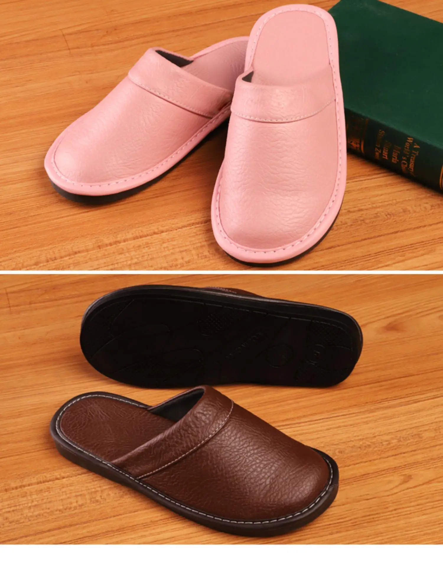 2021 New Four Seasons Wear Leather Slippers plus Size 44 Men's Slippers Indoor Couple Slippers Women
2021 New Four Seasons Wear Leather Slippers plus Size 44 Men's Slippers Indoor Couple Slippers Women