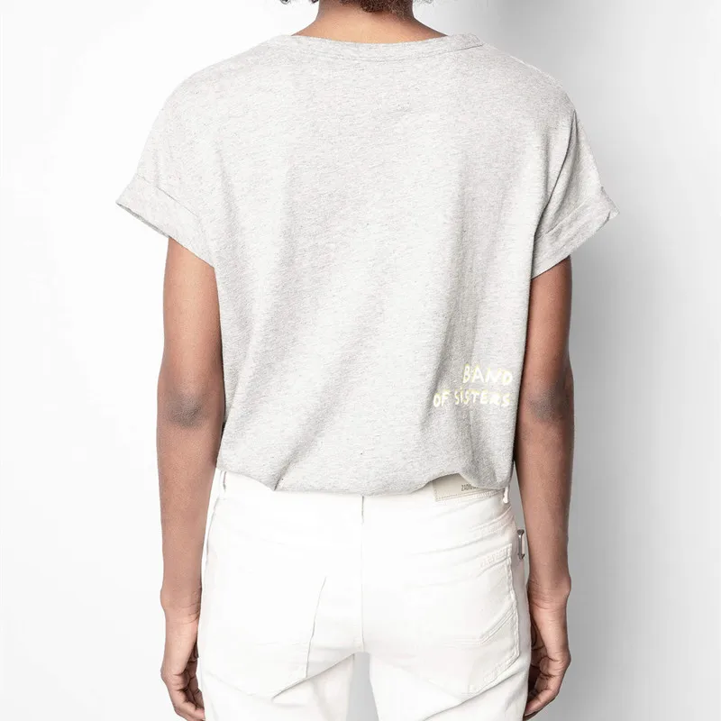 Letters Print Women New t Shirt 2021 Summer Ladies O-Neck Short Sleeve Tee Tops T-Shirts 
Letters Print Women New t Shirt 2021 Summer Ladies O-Neck Short Sleeve Tee Tops T-Shirts