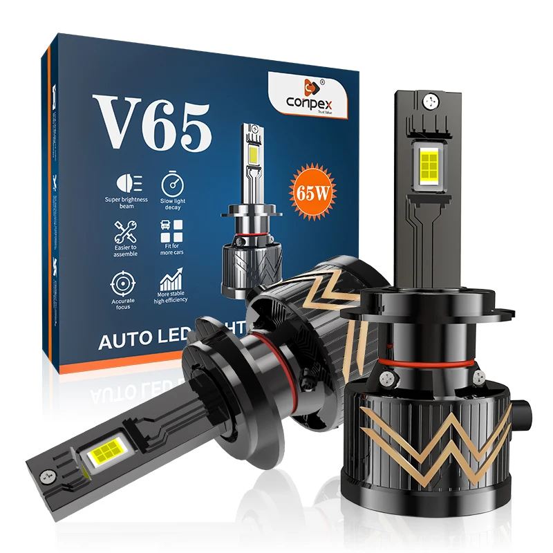 Conpex 2Pcs New v65 Z8 Led Headlight 6000K High Power 130w 13000LM Led Canbus CSP Light Bulbs For Car Various Models Auto Lamp
Conpex 2Pcs New v65 Z8 Led Headlight 6000K High Power 130w 13000LM Led Canbus CSP Light Bulbs For Car Various Models Auto Lamp