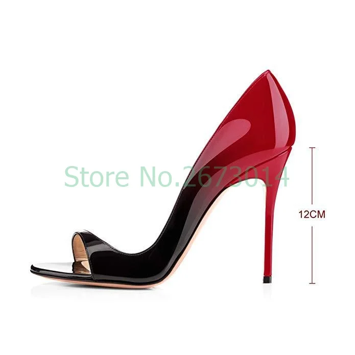 Woman Elegant Gradient Sandals Open Toe Cover Heel Pumps Super Stiletto High Heels Slip on Sandals
Woman Elegant Gradient Sandals Open Toe Cover Heel Pumps Super Stiletto High Heels Slip on Sandals