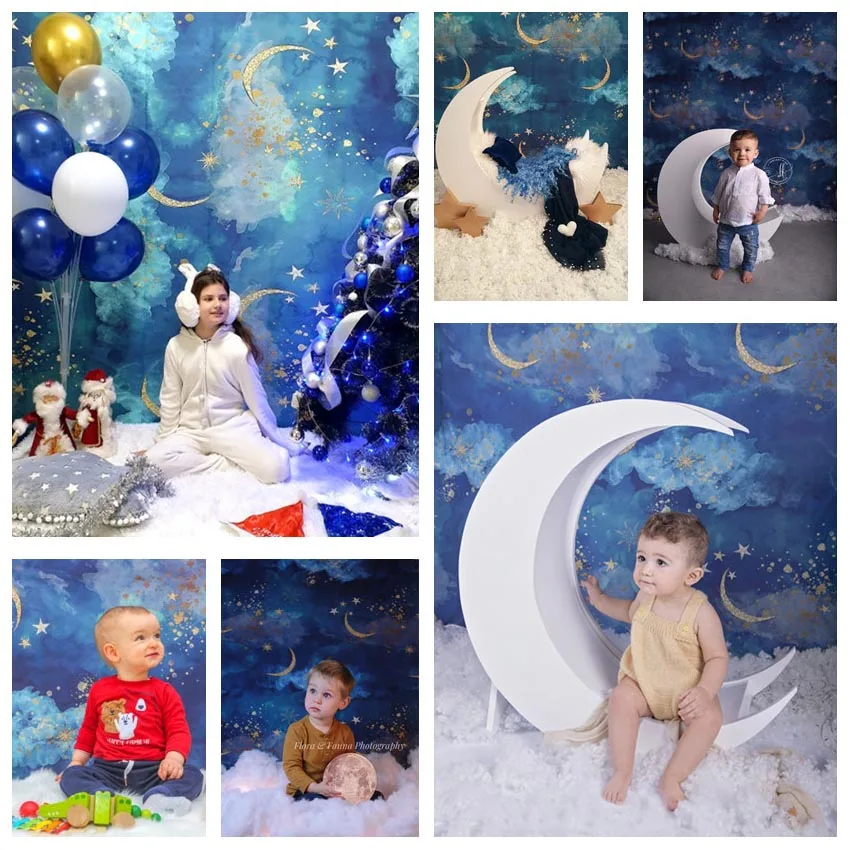 Newborn Backdrop Blue Sky Cloud Gold Moon Stars Children Birthday Party Photography Background Studio Baby Shower Photozone Prop
Newborn Backdrop Blue Sky Cloud Gold Moon Stars Children Birthday Party Photography Background Studio Baby Shower Photozone Prop